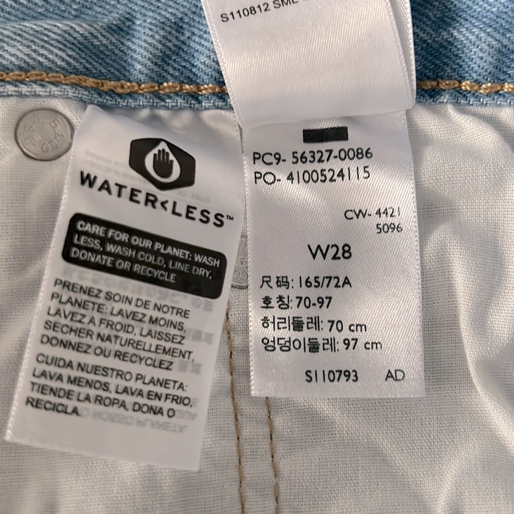 NWOT Levi’s 501 Premium Pink Label Shorts - Picture 13 of 13